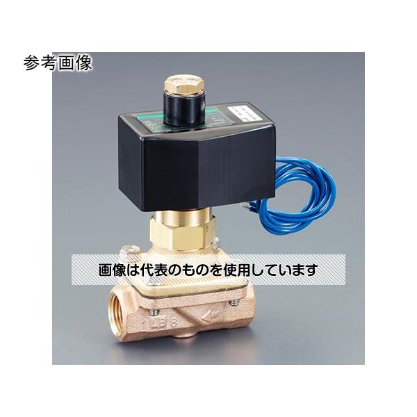 アズワン(AS ONE) AC100V・Rc1/2" 2方向電磁弁(パイロットキック式) EA153HC-41 入数：1個