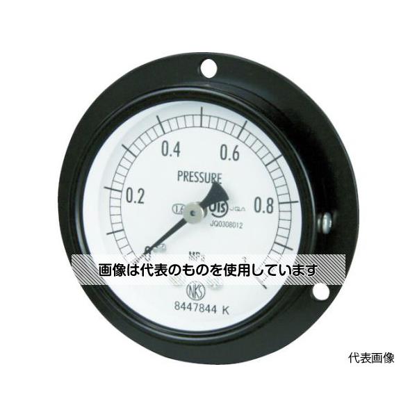 長野計器 普通形圧力計 D枠埋込型 Φ60最小目盛0.002 AA15-221-0MP 入数：1個 1