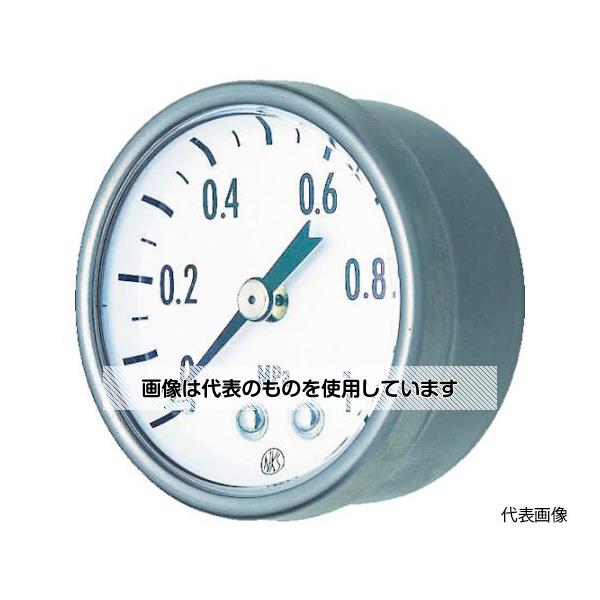【アズワン AS ONE】実験室設備 工具類 工具、道具 ●小型機器の圧力測定用、あるいは空圧機器の圧力測定用に使用される圧力計であり、機器全体の小型化に役立ちます。 商品の仕様 ●圧力レンジ(MPa)：0〜0.1 ●最小目盛(MPa)：0.005 ●精度：±3％ FS ●接続部サイズ：R1/4 ●ケース形状：D ●大きさ：50mm ●JIS準拠品 ●材質／仕上：ブルドン管／黄銅、株／黄銅 ●注意：ねじサイズ、ねじ形状(GねじまたはRねじ)、圧力レンジ(MPa)をご確認の上、発注お願いします。 ●原産国：日本 ●コード番号：158-1007 【※ご注意ください】商品は代表の画像を使用しています。