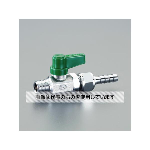 アズワン(AS ONE) R 1/4"x 8.0mm ミニボールバルブ(ホースジョイント付) EA425AJ-62 入数：1個
