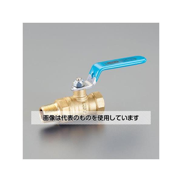 アズワン(AS ONE) Rc 1/4" ボールバルブ(フルボア/真鍮製) EA470AA-102 入数：1個