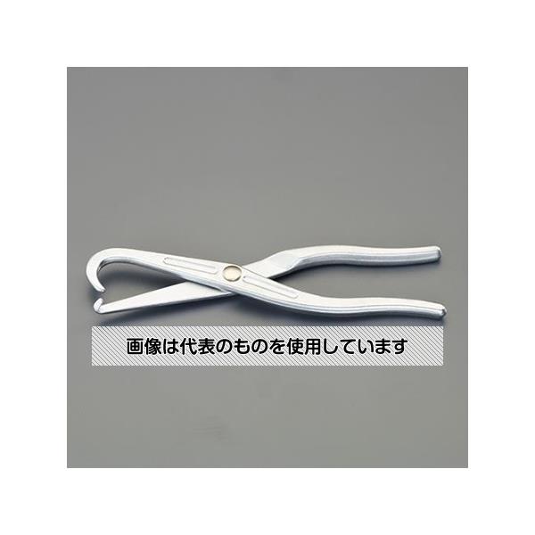 【アズワン AS ONE】実験室設備 工具類 工具、道具 ●ブレーキライニングに太い爪をあて、スプリングに細い爪をひっかけます 商品の仕様 ●全長：215mm ●最大開口：130mm ●先端サイズ：爪高さ：2.2〜2.7mm 爪長さ：24mm 爪幅：2.9〜4.8mm ●ドラムブレーキのリテーナースプリングの取り外しに 【※ご注意ください】商品は代表の画像を使用しています。