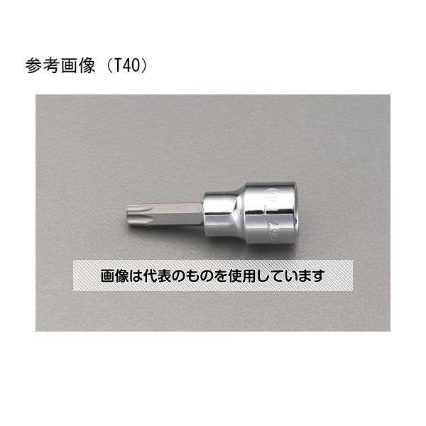 【アズワン AS ONE】実験室設備 工具類 工具、道具 商品の仕様 ●差込角：3/8" ●サイズ：T50 ●全長：49mm ●軸長：23mm ●外径：17.8mm ●重量(g)：39.3 ●各部サイズ： ●先端部外径(mm)：8.84 ●全長(L1;mm)：49 ●軸長(L2;mm)：23 ●外径(D;mm)：17.8 【※ご注意ください】商品は代表の画像を使用しています。