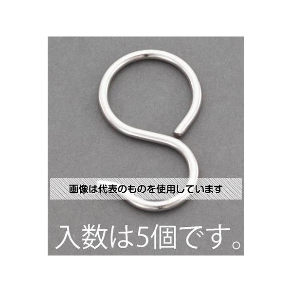 【アズワン AS ONE】実験室設備 工具類 工具、道具 商品の仕様 ●材質：ステンレス(SUS304) ●サイズ：A：30.5mm、B：23.4mm、C：65.0mm、D：3.2mm ●適応パイプ径：φ25mm ●入数：5個 ●使用荷重(kg)：3 ●研磨仕上げ ●突っぱりポールやハンガーパイプなどと組み合わせての小物掛けに最適 【※ご注意ください】商品は代表の画像を使用しています。