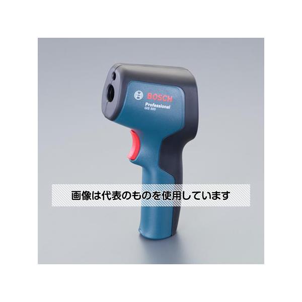 【アズワン AS ONE】実験室設備 工具類 工具、道具 商品の仕様 ●測定範囲：-30℃〜+500℃ ●距離係数：12：1 ●測定精度：(代表値)表面温度-30〜-10℃：±(1.8℃+0.1x周辺温度℃)表面温度-10〜±0℃：±2.8℃表面温度±0〜+100℃：±1.8℃表面温度+100〜+500℃：±1.8％ ●放射率：約0.75、0.85、0.95(切替式) ●電源：単3アルカリ乾電池×2本(付属) ●電池寿命：約9時間(連続使用時、アルカリ電池使用) ●サイズ：54(W)×101(D)×171(H)mm ●重量：220g ●レーザーマーカー：クラス2 レーザー波長：635nm ●付属品：保護ケース アルカリ乾電池 単三型2本 ●レーザーマーカー付(1ポイント) ●表示分解能：0.1℃ ●機能：オートオフ、バックライト ●使用温度範囲：-5〜+50°C 【※ご注意ください】商品は代表の画像を使用しています。