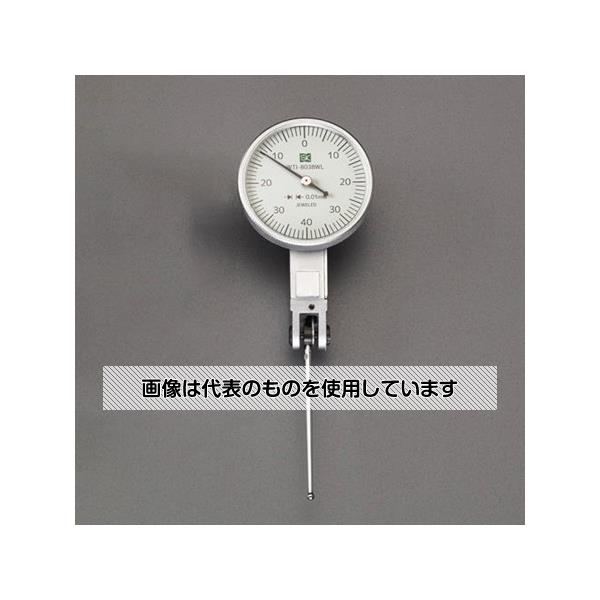 【アズワン AS ONE】実験室設備 工具類 工具、道具 ●ロング測定子タイプのてこ式ダイヤルインジケータです。 ●通常のダイヤルインジケータでも測れない深い場所の測定が行えます。 ●各軸受部に宝石を組み込んでいます。 商品の仕様 ●目量(mm)：0.01 ●測定範囲(mm)：0.8 ●目盛仕様：0〜40〜0 ●ダイヤル径(mm)：φ37.5 ●材質：本体：スチール 測定子：超硬 ●付属品：φ6mmステム(アリ溝付) φ8mmステム(アリ溝付) 測定子交換用スパナ ●測定子長さ：42mm ●目盛板は緑色 ●高い耐摩耗性 ●電気を通さない ●磁気を帯びない 【※ご注意ください】商品は代表の画像を使用しています。