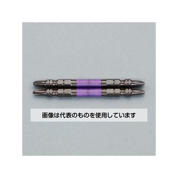 【アズワン AS ONE】実験室設備 工具類 工具、道具 商品の仕様 ●サイズ：#2 ●全長(mm)：85 ●六角シャンク：6.35mm(1/4") ●材質：ビット：クロム・モリブデン・バナジウム鋼 樹脂部：PP ●重量(g)：34 ●入数：2本 ●マグネット付 ●18Vインパクト対応(14.4Vにも対応) ●高硬度・高靭性 HRC62.5(最高硬度) ●トーション部で衝撃を吸収 ●先端が見やすい両頭スリムタイプ ●先端欠けに強い ●カムアウトを抑制 ●耐久性が抜群 【※ご注意ください】商品は代表の画像を使用しています。