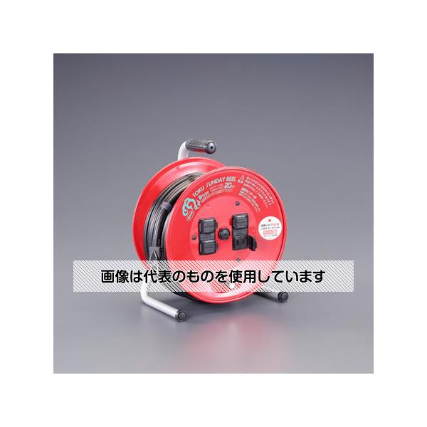 アズワン(AS ONE) AC125V/15A/20m コードリール(温度センサー付) EA815BA-20 入数：1台