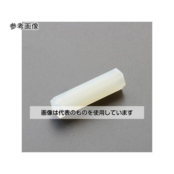 アズワン(AS ONE) M3x 8.0mm 六角雌ねじスペーサ(ナイロン/100個) EA949XB-2 入数：1パック(100個入)