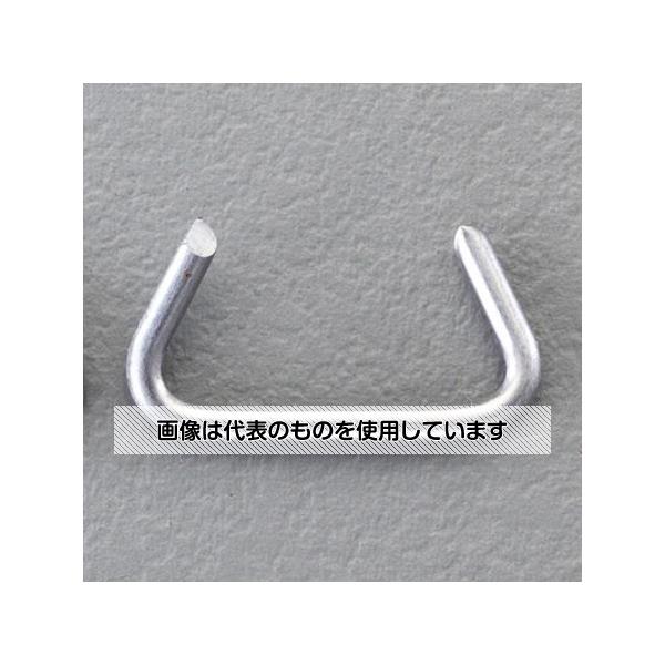 【アズワン AS ONE】実験室設備 工具類 工具、道具 ●金網やフェンスの固定等に。 商品の仕様 ●材質：低炭素鋼 ●仕様：先丸 ●線径：φ2mm ●かしめ内寸：8mm ●口幅：22.5mm ●入数：約100個 ●一辺の長さ(閉じたとき)：13mm ●ブラント・ポイント ●光沢仕上げ、亜鉛メッキなし 【※ご注意ください】商品は代表の画像を使用しています。
