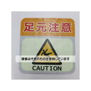 アズワン(AS ONE) 300x300mm 路面道路標識(蓄光/足元注意) EA983BF-1 入数:1枚