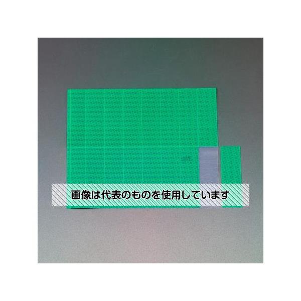 アズワン(AS ONE) 25x100mm ハイレベル反射シート(16ピース/緑 EA983GR-51 入数：1枚(16ピース入)