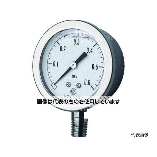 アズワン(AS ONE) グリセン入圧力計 A枠立型 Φ60 最小目盛0.020 GV50-173-0.6MP 入数：1個