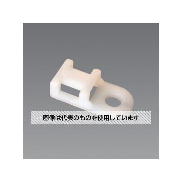 【アズワン AS ONE】実験室設備 工具類 工具、道具 商品の仕様 ●サイズ(W×D×H)mm：19.6×9.5×5 ●適応バンド幅：5.0mm以下 ●材質：ナイロン ●入数：100個 ●結束したバンドの床面・壁面への固定に 【※ご注意ください】商品は代表の画像を使用しています。