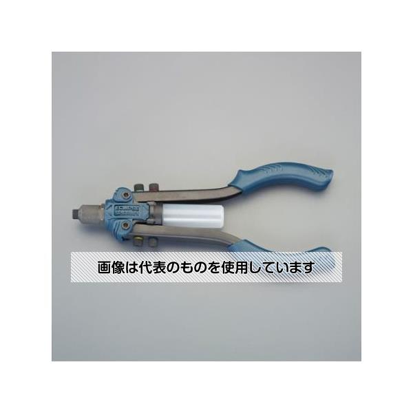 【アズワン AS ONE】実験室設備 工具類 工具、道具 ●ノーズピースにはサイズを識別するため色分けされています。 商品の仕様 ●対応リベット径：2.4・3.2・4.0・4.8・6.4mm ●全長：320mm ●重量：0.86kg ●材質：炭素鋼 ●回収ボトル付 ●ノーズピース付 【※ご注意ください】商品は代表の画像を使用しています。