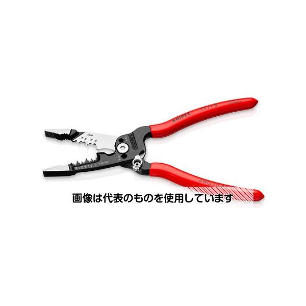 アズワン(AS ONE) 200mm 電工多機能ペンチ(AWG仕様/バネ付) EA537PE-26 入数:1丁