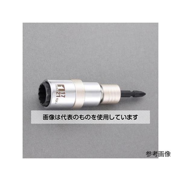 【アズワン AS ONE】実験室設備 工具類 工具、道具 ●ビットが折れても別売のビットに交換でき、ソケットを寿命まで使用できます。 商品の仕様 ●対辺：19×24mm ●外径：35mm ●全長：120mm ●軸径：6.35mm ●穴角数：6角 ●重量：238g ●ビット交換式 【※ご注意ください】商品は代表の画像を使用しています。