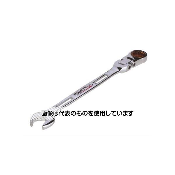 【アズワン AS ONE】実験室設備 工具類 工具、道具 ●2段階に曲がるダブルフレキ構造で狭い場所での使用に抜群の操作性を発揮します。 ●クイックスパナ搭載でラチェット感覚で素早い作業が可能になります。 ●作業時や持ち運び時の負担を軽減する軽量グリップを使用しています。 ●狭い場所、奥深い箇所の締め・ゆるめ作業に。 商品の仕様 ●サイズ(mm)：17 ●厚み(mm)：10 ●全長(mm)：239 ●重量(g)：220 ●材質：クロムバナジウム合金鋼 ●ギア数：72山 ●送り角：5° ●12ポイント 【※ご注意ください】商品は代表の画像を使用しています。