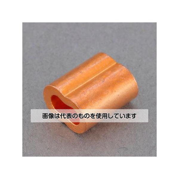Thermometers - アズワン(AS ONE) 3.0mm ワイヤーロープスリーブ(銅/10個) EA628SD-33 入数：1袋(10個入)