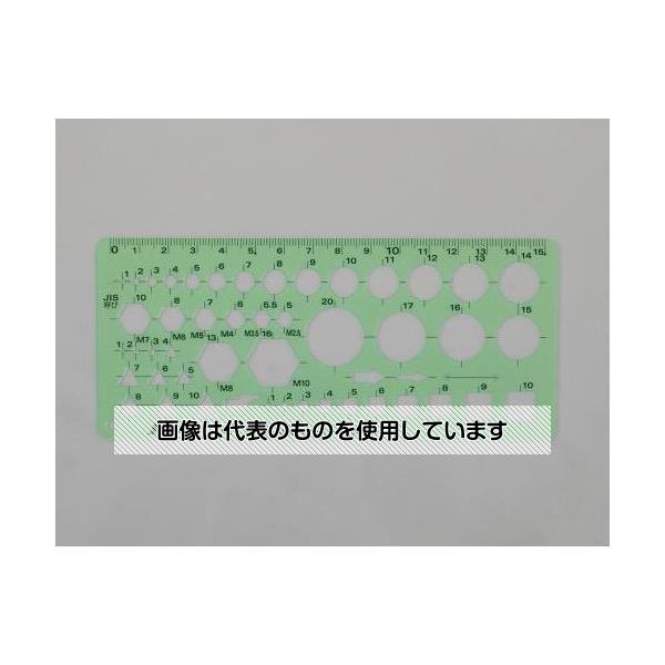 Thermometers - アズワン(AS ONE) 70x160mm ボルトナット定規 EA736MB-46 入数：1個