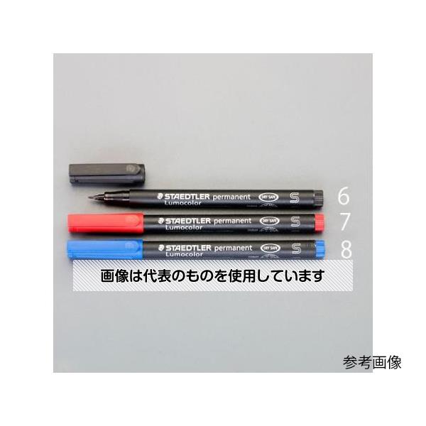 【アズワン AS ONE】実験室設備 工具類 工具、道具 ●優れた定着性と耐光性により、CD-R・DVD・陶器・金属・ガラスなどにマーキング出来るペンです。 ●ドライセーフインクを使用している為、キャップをはずしたままでも、2日間ペン先が乾きません。 商品の仕様 ●線幅：0.4〜0.45mm ●インク色：赤 ●入数：1本 ●長さ：141mm ●超極細 ●JANコード：4550061650271 【※ご注意ください】商品は代表の画像を使用しています。