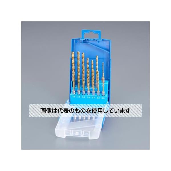 アズワン(AS ONE) 2.0-6.0mm/14本組 ドリル(チタンコート/六角軸) EA824BR-1 入数:1セット