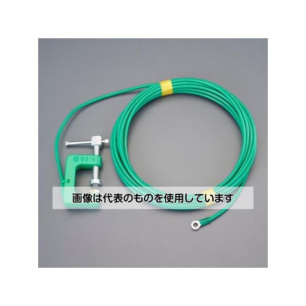 アズワン(AS ONE) 8mm2x10m KIV万力型アース(ボディーアース専用) EA940AS-92 入数：1本