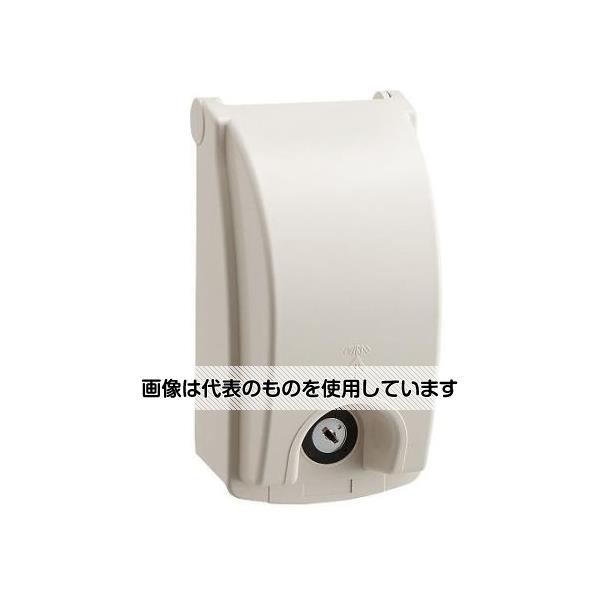 【アズワン AS ONE】実験室設備 工具類 工具、道具 ●コンセントやスイッチ等の器具を保護するタテ開きの開閉蓋付カバーです。 ●厨房・トイレ等、水回りのコンセント保護にも使用できます。 ●器具を水やイタズラから守ります。 ●コンセントのプラグを差した状態で蓋を閉める事ができます。 ●給電ポールにも取り付けOK。 商品の仕様 ●カラー：ミルキーホワイト ●仕様：鍵付 ●適合プレート：一連用 ●サイズ：91(W)×90(D)×167(H)mm ●材質：ACS樹脂 ●一連用プレート用(器具取付ピッチ83.5mm) 【※ご注意ください】商品は代表の画像を使用しています。