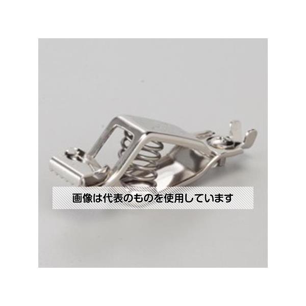 【アズワン AS ONE】実験室設備 工具類 工具、道具 ●くわえる力が強く、安全・正確・迅速に電路の接続ができます。 ●電気伝導性の良い黄銅(真鍮)製です。 ※耐食性に優れたニッケルメッキ仕上げ。 ●クリップとコードはビス留め、圧着端子、ハンダ付けで接続可能です。 商品の仕様 ●サイズ(幅×長さ×高さ)：15×67×24mm ●最大開口：20mm ●ねじサイズ：M3.5×6 ●材質：黄銅 ●定格：30A ●全長：67mm ●耐電圧：AC1000V(1分間) 【※ご注意ください】商品は代表の画像を使用しています。