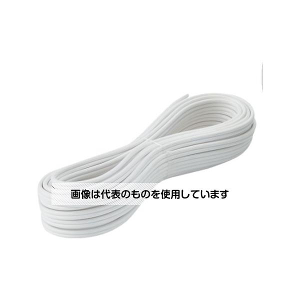 【アズワン AS ONE】実験室設備 工具類 工具、道具 ●主に室内で使用する交流300V以下の、小型電気器具に用いる電線です。 ●小型電気器具などの電線コードなど。 商品の仕様 ●色：白 ●芯数：2 ●全長(m)：20 ●定格：125V-12A ●外径寸法(mm)：約3.1×6.2 ●絶縁体厚さ(mm)：0.8 ●JIS C3306規格品 ●導体(より線)断面積(mm)：1.25mm^2 素線数(本)/素線径：50/0.18 ●外形寸法：約3.1mm×6.2mm ●VFF平行ビニールコード ●原産国：日本 ●コード番号：251-9780 【※ご注意ください】商品は代表の画像を使用しています。