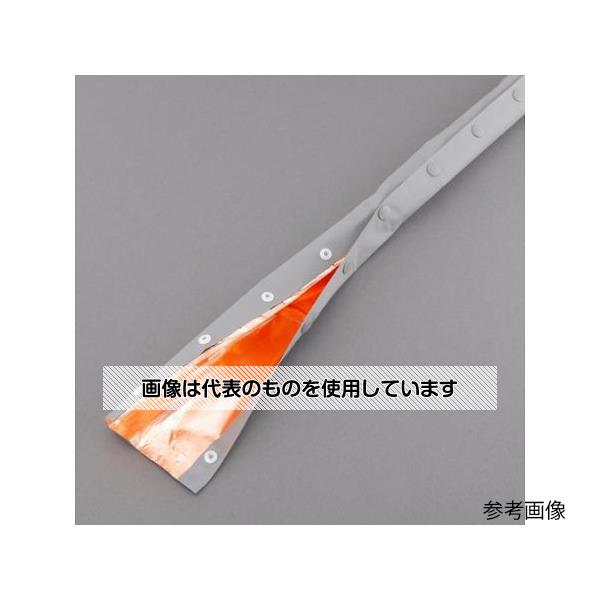 アズワン(AS ONE) 70mmx5m 電線保護チューブ(ノイズ対策/銅/スナップ EA944AK-43 入数：1本／袋