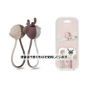 日本ポステック ケーブルオーガナイザー Zoo Cable Wraps 1個(2本入) zoocable Hedgehog_Elk 入数:1個(2本入)