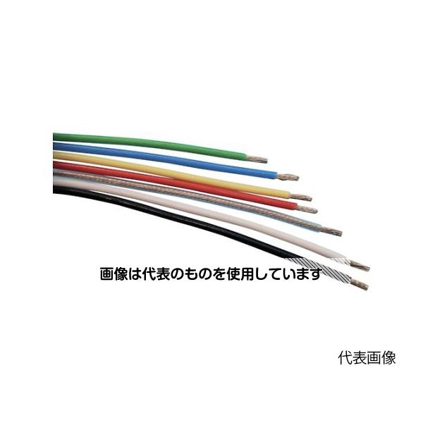 【アズワン AS ONE】実験室設備 工具類 工具、道具 ●配線用に使用される電線で、絶縁体に耐熱、耐寒、耐油、耐薬品に優れたフッ素樹脂を使用しています。 ●エコ対応で「臭素系難燃剤」は使用していません。 ●電気機器内の配線用に。 商品の仕様 ●色：黒 ●芯数：1 ●全長(m)：100 ●定格：600V ●外径寸法(mm)：1.7 ●ケーブル長(mm)：100000 ●絶縁体厚さ(mm)：0.3 ●電線サイズ：0.75 ●導体(単線)抵抗(20℃)：25.8 ●最高使用温度(℃)：200℃ ●使用温度範囲：-60〜200℃ ●原産国：ベトナム ●コード番号：251-5957 【※ご注意ください】商品は代表の画像を使用しています。