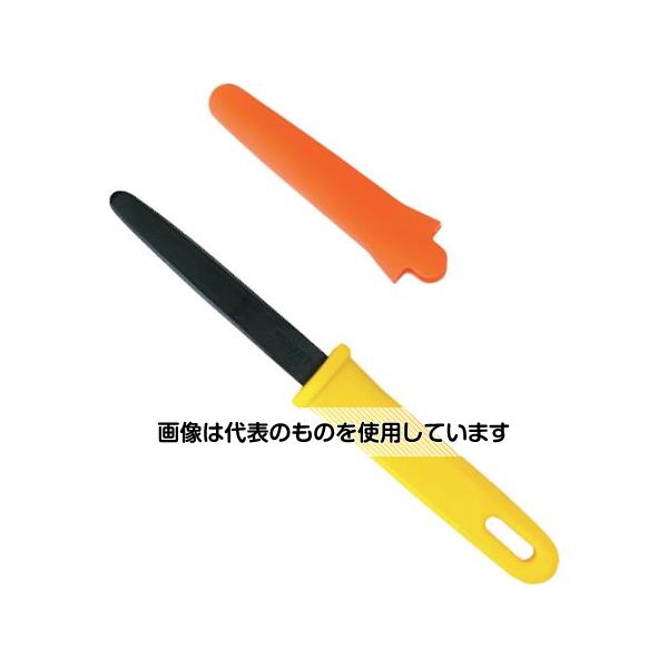 長谷川刃物 キャナリー 段ボールのこ ダンちゃん フッ素コーティングキャップ付き DC-190FC 入数:1本