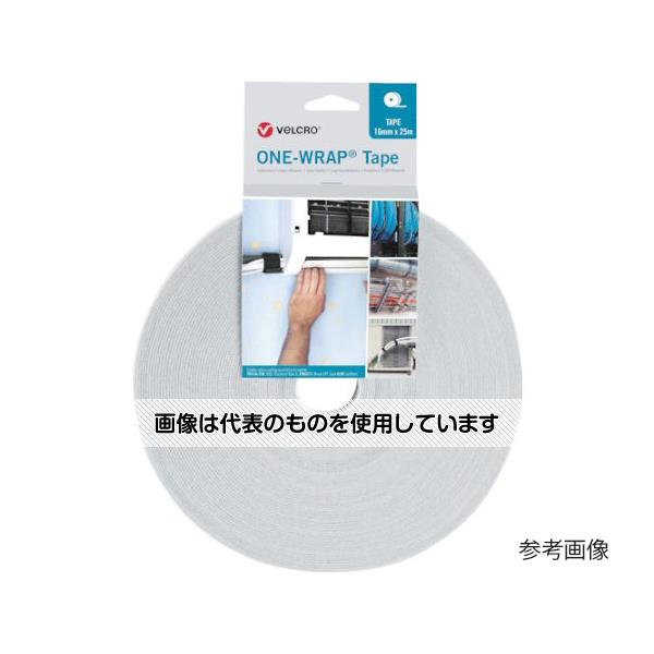 Velcro ONE-WRAP テープ 幅10mm×長さ25m 白 VEL-OW64100 入数：1巻