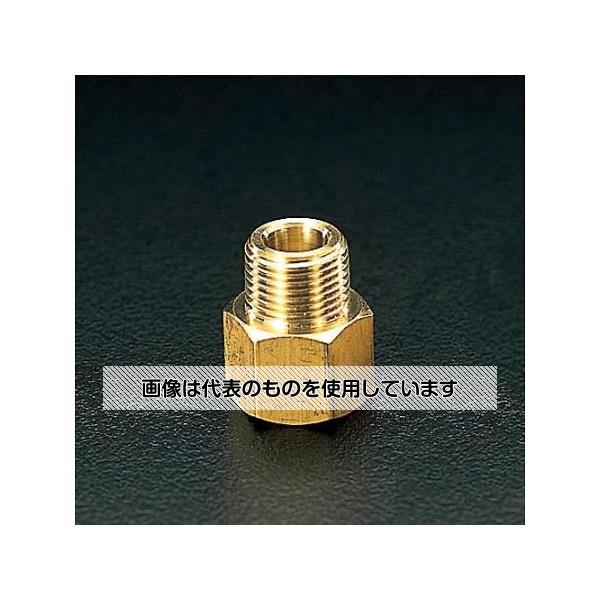 アズワン(AS ONE) R 1/4"xRc1/4" 中間ニップルソケット EA141AJ-54 入数：1個
