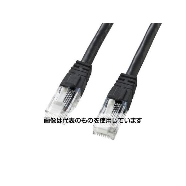 サンワサプライ 0.5m LANケーブル(CAT6/つめ折れ防止/ブラック) EA764BB-231A 入数：1個