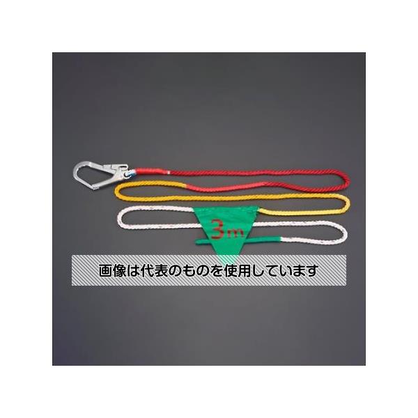 アズワン(AS ONE) 12mmx 5m 介錯ロープ(2色・目印旗付) EA981MC-2 入数：1本