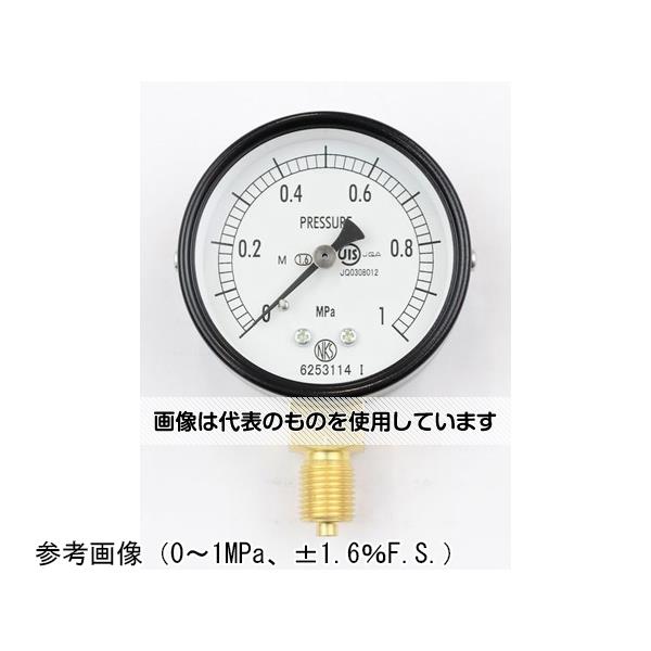 長野計器 普通形圧力計(Φ60) 立形A枠 蒸気用 0.5MPa AA10-121 入数：1個(4.0)