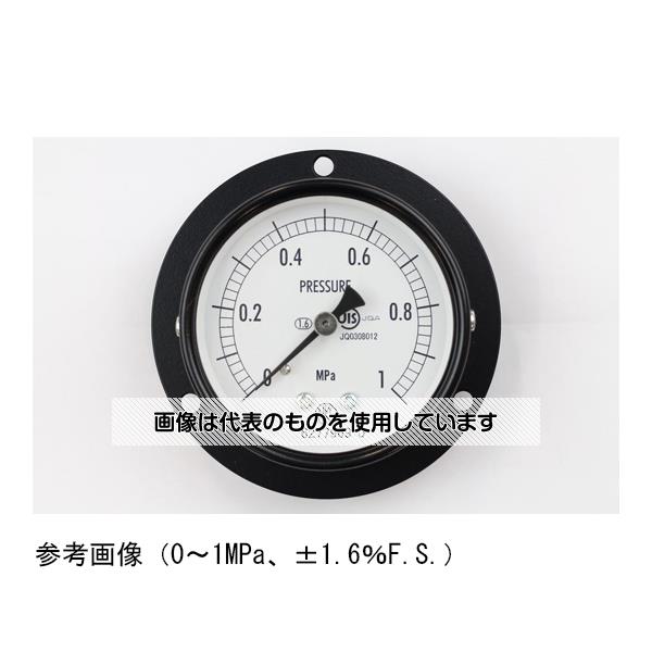長野計器 普通形圧力計(Φ60) 埋込形D枠(取付穴) 0.6MPa AA15-271 入数：1個