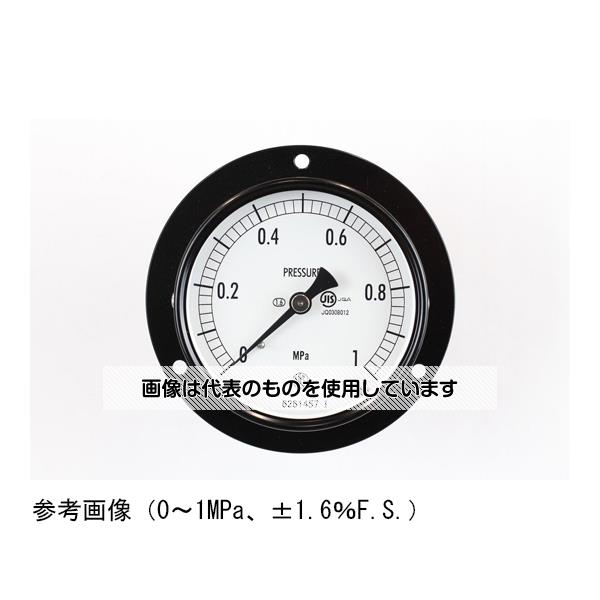 長野計器 普通形圧力計(Φ75) 埋込形D枠(取付穴) 40kPa AC15-221 入数：1個