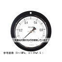 長野計器 普通形圧力計(Φ100) 埋込形D枠(取付穴) -0.1〜0.1MPa AE15-233 入数:1個