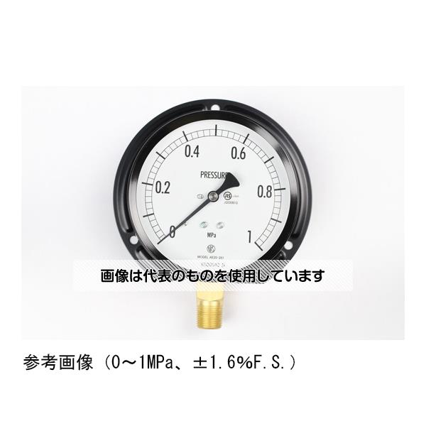 アズワン(AS ONE) 普通形圧力計(Φ100) 立形B枠 16MPa AE20-281 入数：1個