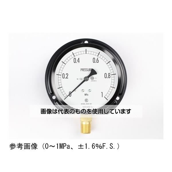 Rakuten - 長野計器 普通形圧力計(Φ100) 立形B枠 蒸気用 1MPa AE20-281 入数：1個