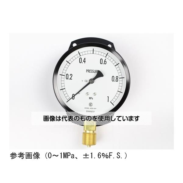 長野計器 普通形圧力計(Φ100) 立形C枠 耐振用 10MPa AE20-841 入数：1個