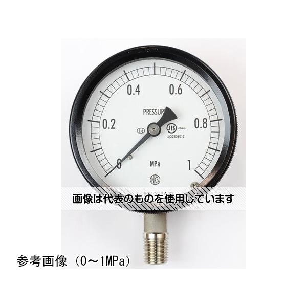 【アズワン AS ONE】実験室設備 工具類 工具、道具 ●ブルドン管の弾性変形(動き)を指針に伝える構造の圧力計で、構造が簡単なためお取扱いが容易です。また広い圧力範囲の測定が行え、幅広い分野で使用されています。 ●密閉ケースの採用により、雨露等の条件下でも使用できます。(JIS C 0920 IP43相当) 商品の仕様 ●大きさ(mm)：Φ75 ●形状(取付)：立形A枠 ●接続：R1/4 ●材質：SUS ●性能：ナシ ●圧力レンジ：MPa_0〜4 ●精度：±1.6％F.S. ●処理：ナシ ●区分：JIS 【※ご注意ください】商品は代表の画像を使用しています。