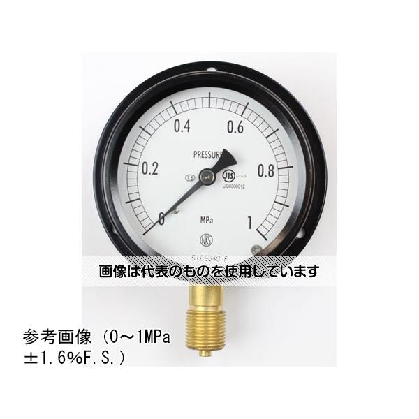【アズワン AS ONE】実験室設備 工具類 工具、道具 ●ブルドン管の弾性変形(動き)を指針に伝える構造の圧力計で、構造が簡単なためお取扱いが容易です。また広い圧力範囲の測定が行え、幅広い分野で使用されています。 ●密閉ケースの採用により、雨露等の条件下でも使用できます。(JIS C 0920 IP43相当) 商品の仕様 ●大きさ(mm)：Φ75 ●形状(取付)：立形B枠 ●接続：G3/8B ●材質：黄銅 ●性能：ナシ ●圧力レンジ：MPa_0〜35 ●精度：±1.5％F.S. ●処理：ナシ ●区分：0 【※ご注意ください】商品は代表の画像を使用しています。