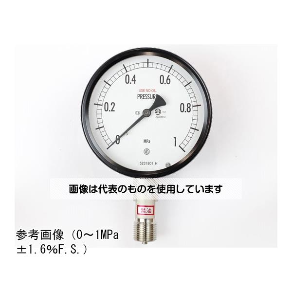 長野計器 密閉型圧力計(100Φ) 禁油 立形A枠 1MPa BE10-143 入数：1個