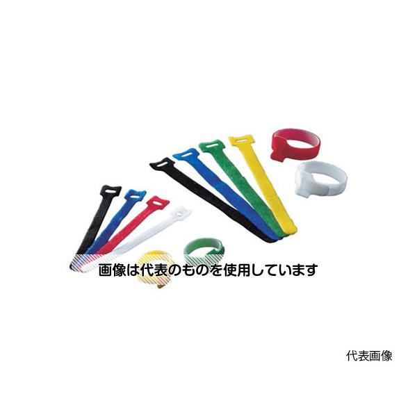 トラスコ中山 マジックケーブルタイ 幅16mmX長さ240mm赤(20本入) TRMGT-240R 入数：1袋(20本入)