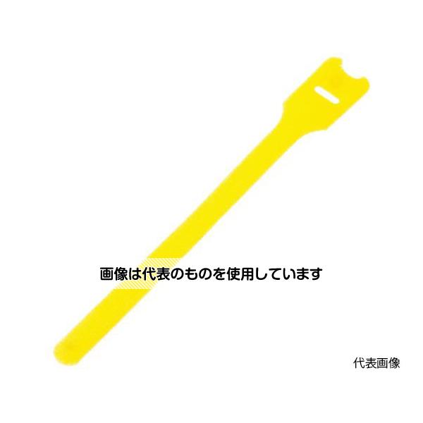 アズワン(AS ONE) タックタイ 黄 幅12.7mm 長さ305mm 10本入り HLT3I-X4 入数：1袋(10本入)